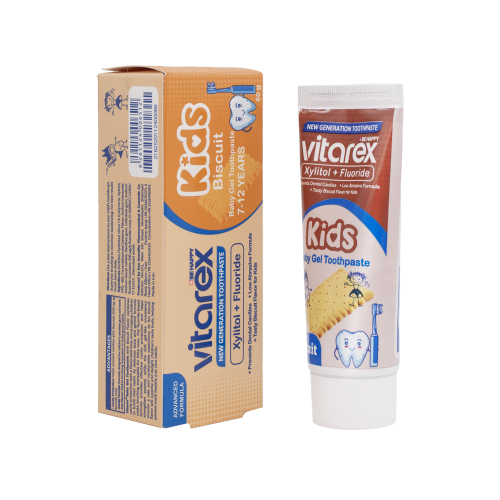 خمیر دندان کودکان با طعم بیسکوییت ویتارکس